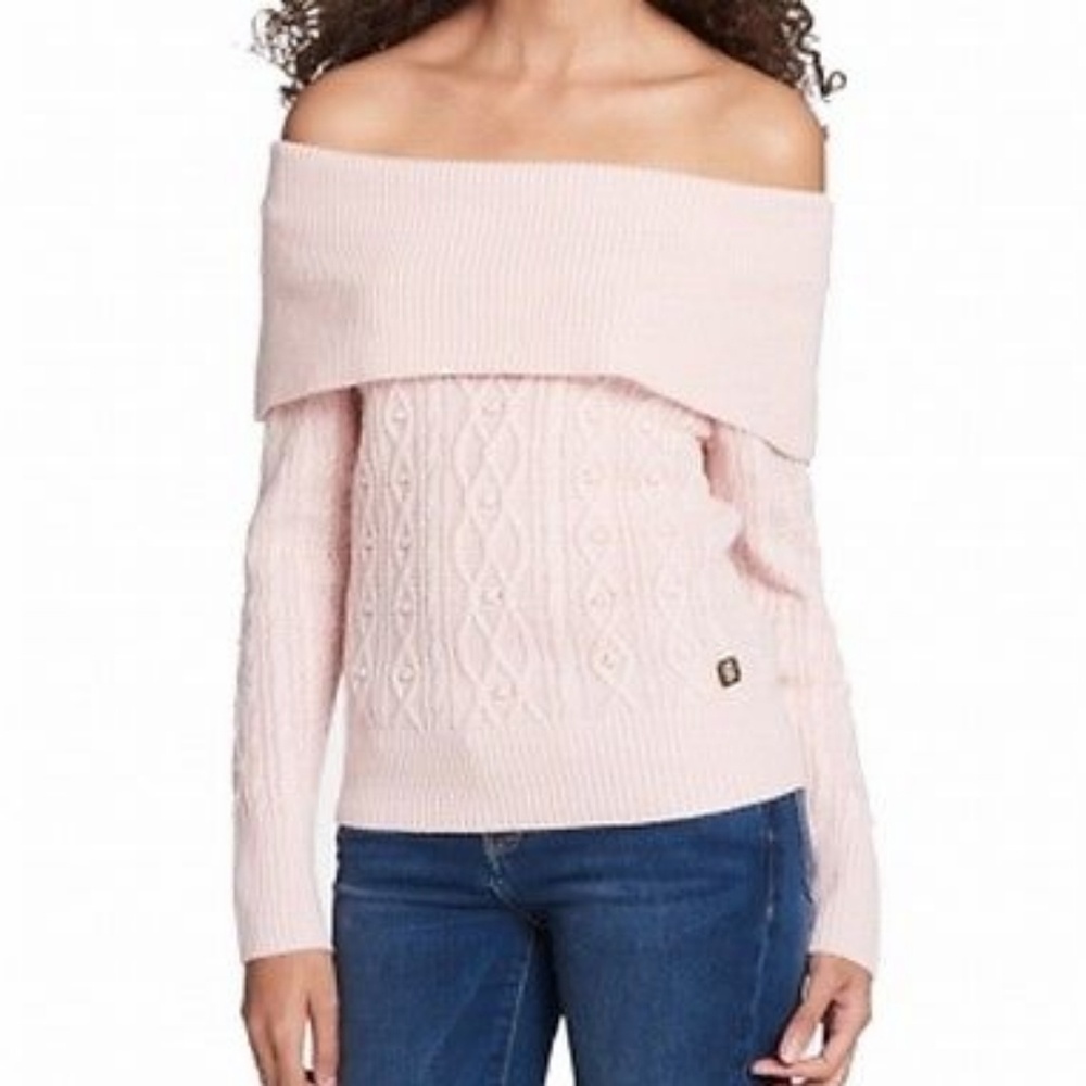 Final sale!Tommy Hilfiger Off The Shoulder Sweater